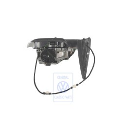 Genuine VW Exterior Mirror Housing Satin Black - 7L6857508DD01C