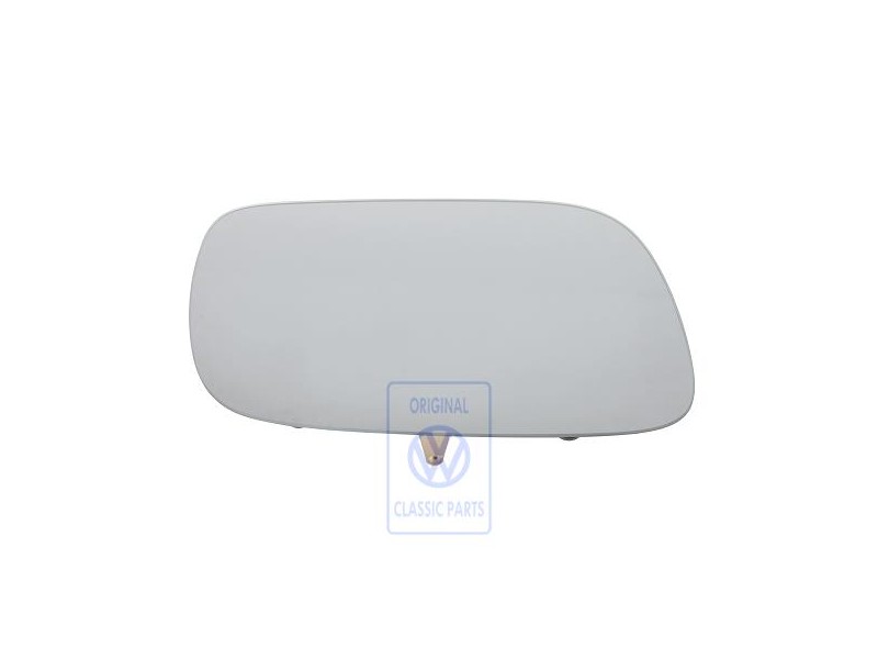 Genuine VW Mirror Glass (Flat) With Plate - 7L6857522F