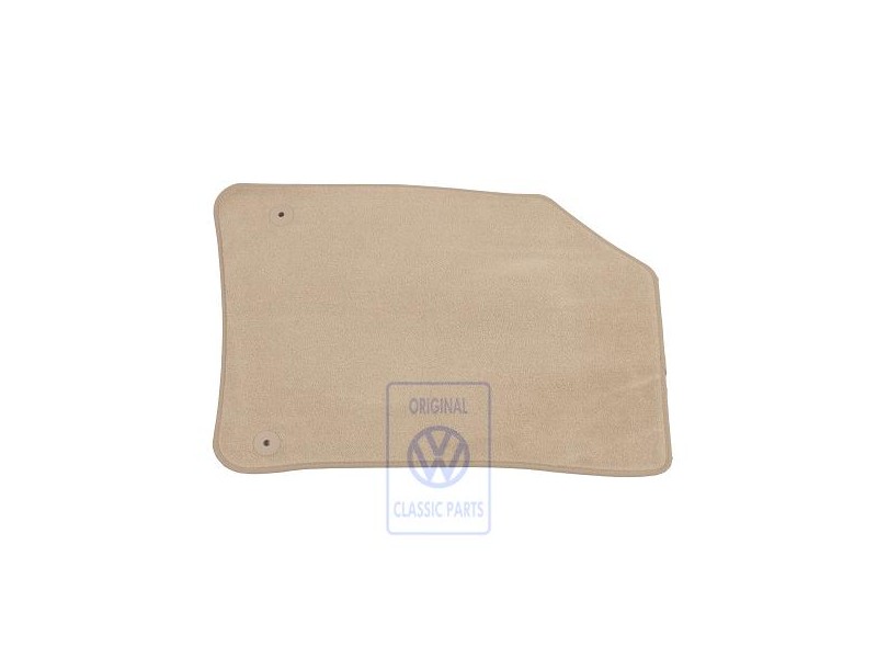 Genuine VW Floor Mat Pure Beige - 7L6862559R QRN
