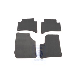 Genuine VW 1 Set Foot Mats Anthracite/Dakota (Brown) - 7L6863011ADXKH