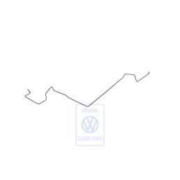 Genuine VW Brake Pipe - 7M0611722F