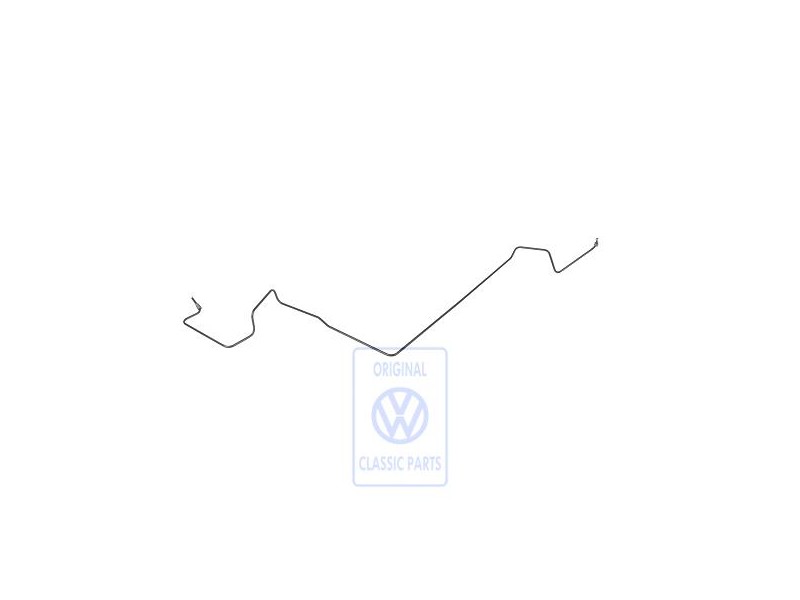 Genuine VW Brake Pipe - 7M0611722F