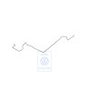 Genuine VW Brake Pipe - 7M0611722F