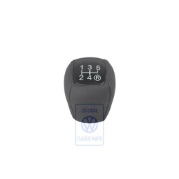 Genuine VW Gearstick Knob (Leather) Black - 7M0711141C 1BX