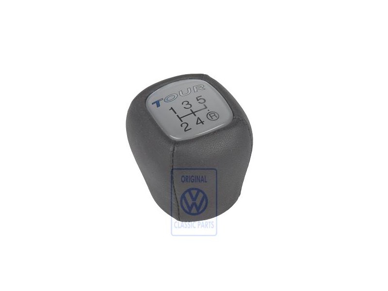 Genuine VW Gearstick Knob (Leather) - 7M0711141D