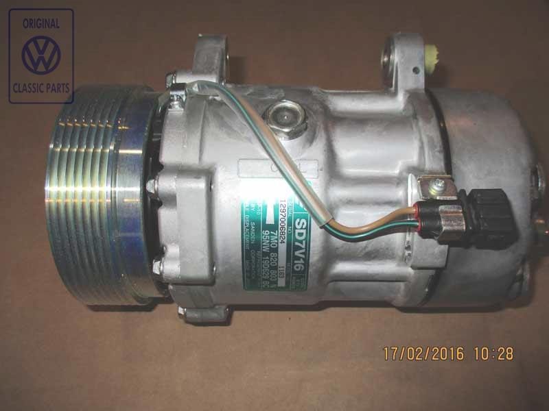 Genuine VW A/C Compressor - 7M0820803N