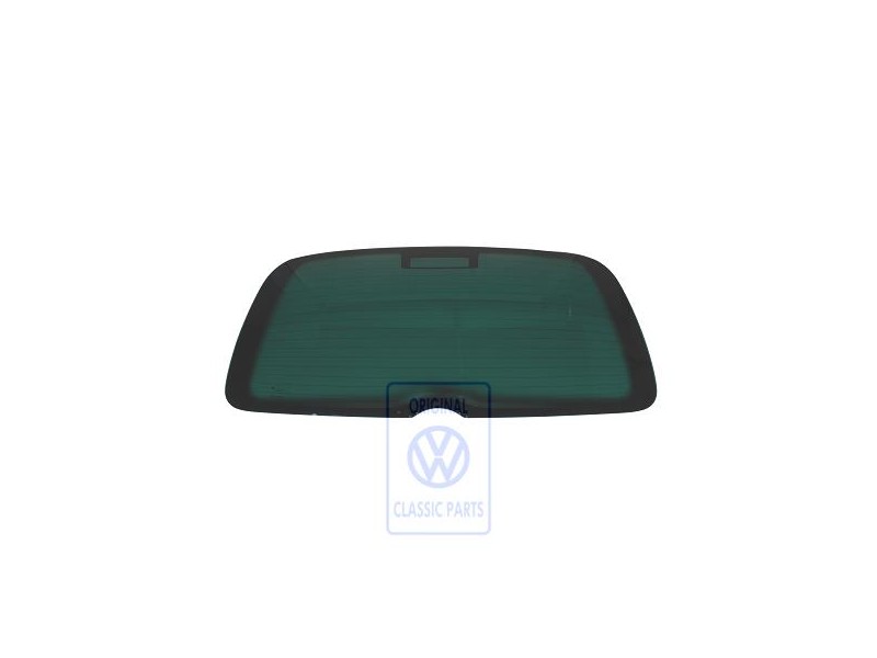 Genuine VW Rear Window (Insulating Glass), Heated - 7M0845499E