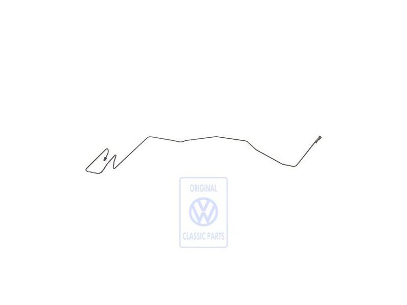 Genuine VW Brake Pipe From Hydraulics To Brake Hose - 7M1614724F