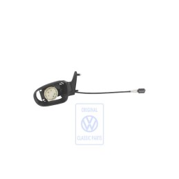 Genuine VW Exterior Mirror Housing Satin Black - 7M1857507E 01C