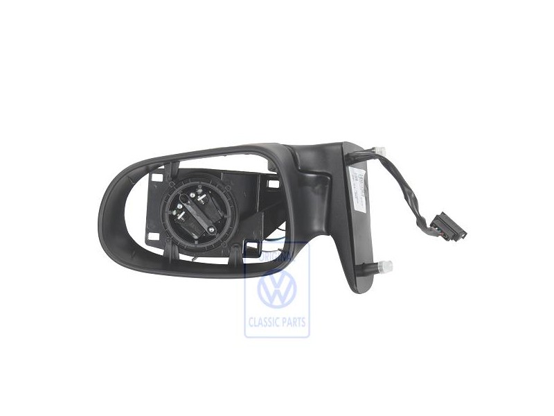 Genuine VW Exterior Mirror Housing Satin Black - 7M1857508F 01C