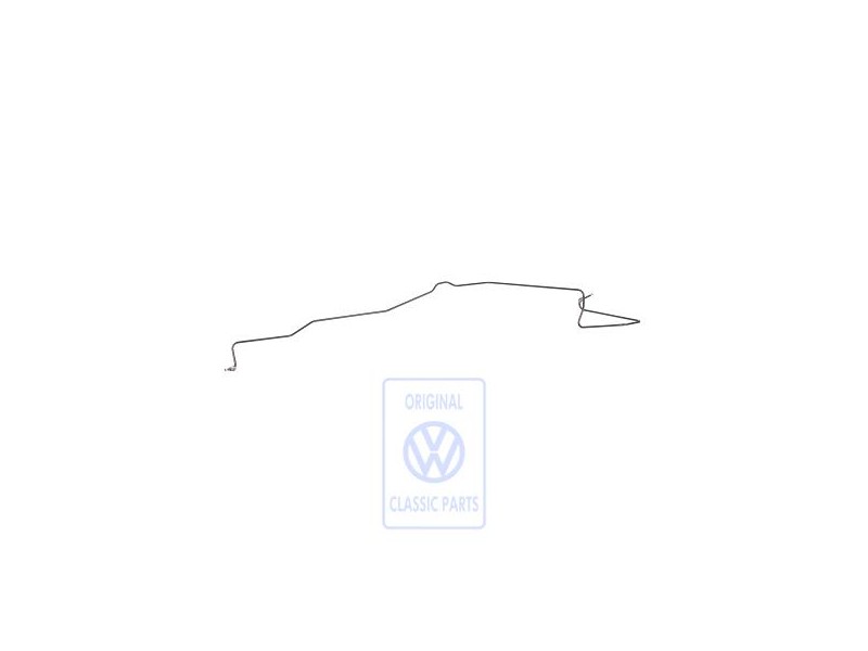 Genuine VW Brake Pipe From Hydraulics To Brake Hose - 7M3614724A