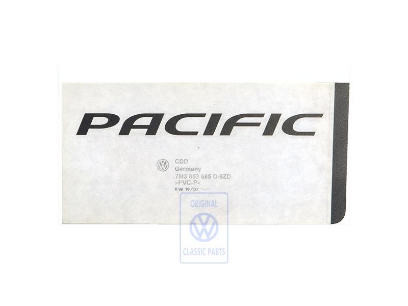 Genuine VW Film Lettering Diamond-Silver - 7M3853685D 9ZD
