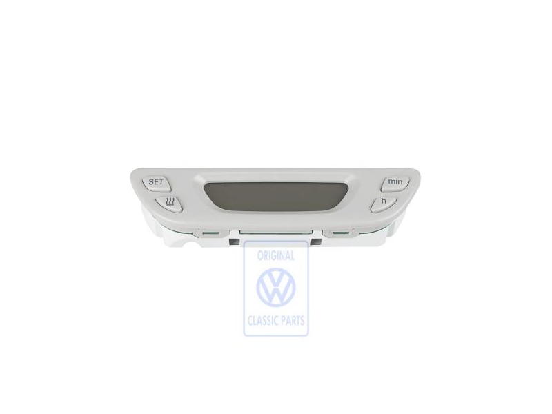 Genuine VW Digital Clock Pearl Grey - 7M5919203A Y20