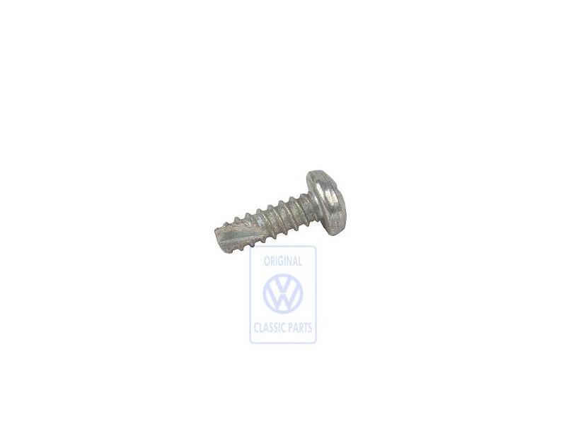 Genuine VW Serrated Screw - 801837453