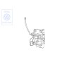 Genuine VW Door Lock - 861837015
