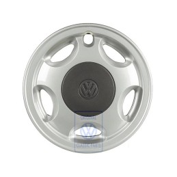 Genuine VW Wheel Trim Rings Chrome Colours/Black - 867601147F BEX