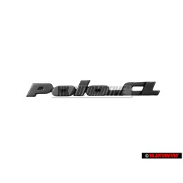 Genuine VW POLO CL Rear Boot Badge Emblem Brushed Silver - 867853687L GX2