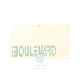 Genuine VW Film Lettering Turquoise (Green) - 867853750R 64X