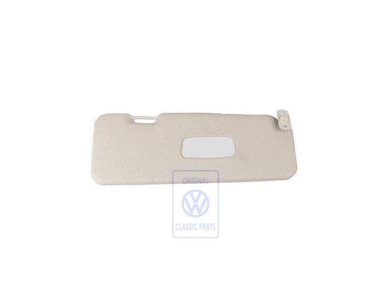 Genuine VW Sun Visor With Mirror Grey Beige - 867857552C 3VD