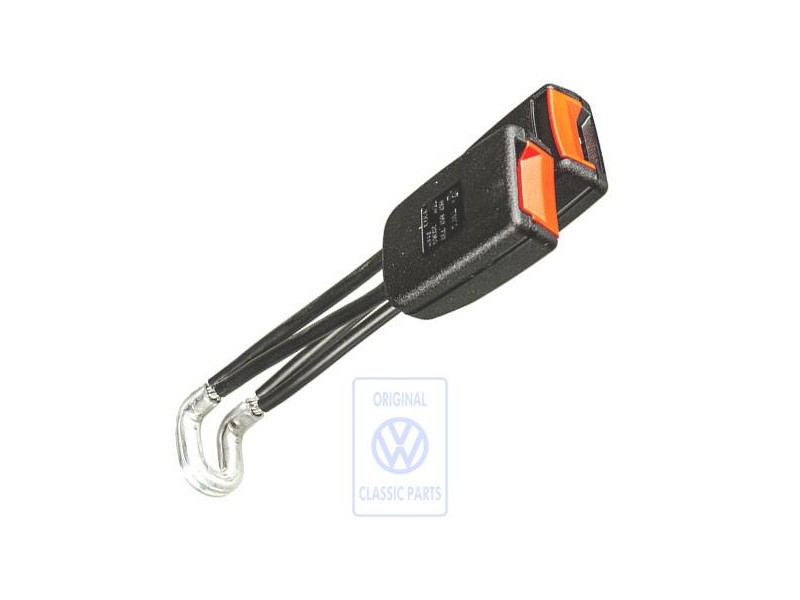 Genuine VW Double Belt Latch Satin Black - 867857739 01C