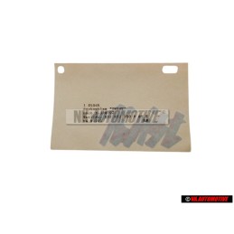 Genuine VW Film Lettering Cherry Red/Titan.-Silver Dark - 871853750F ST5