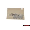 Genuine VW Film Lettering Cherry Red/Titan.-Silver Dark - 871853750F ST5