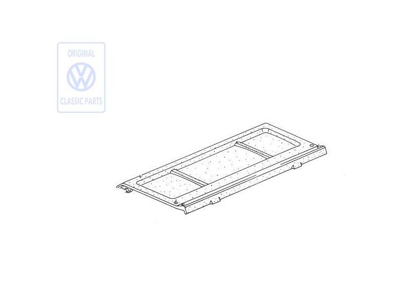 Genuine VW Cover For Luggage Compartment Balearic(Blue) - 871867769B 6GY