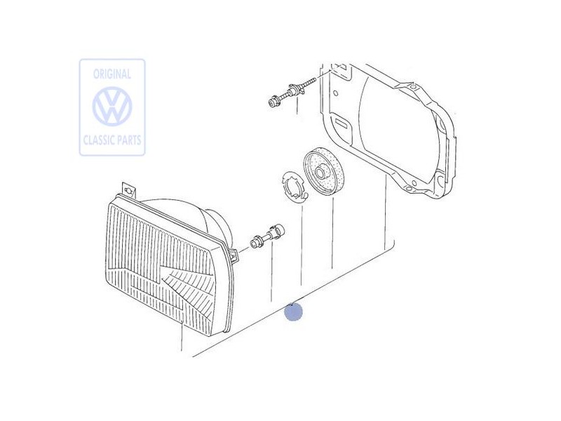 Genuine VW Headlights - 873941044