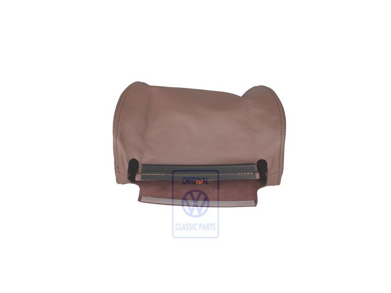 Genuine VW Head Restraint Cover (Leather) Copper - 8G0881921B 4PB