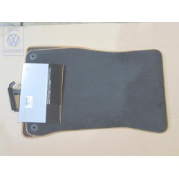 Genuine VW 1 Set Foot Mats Soul (Black)/Cognac Brown - 8K2863691A VMU