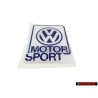 VW Classic Parts Motorsport Historical Decal Badge Emblem - ZCP902625