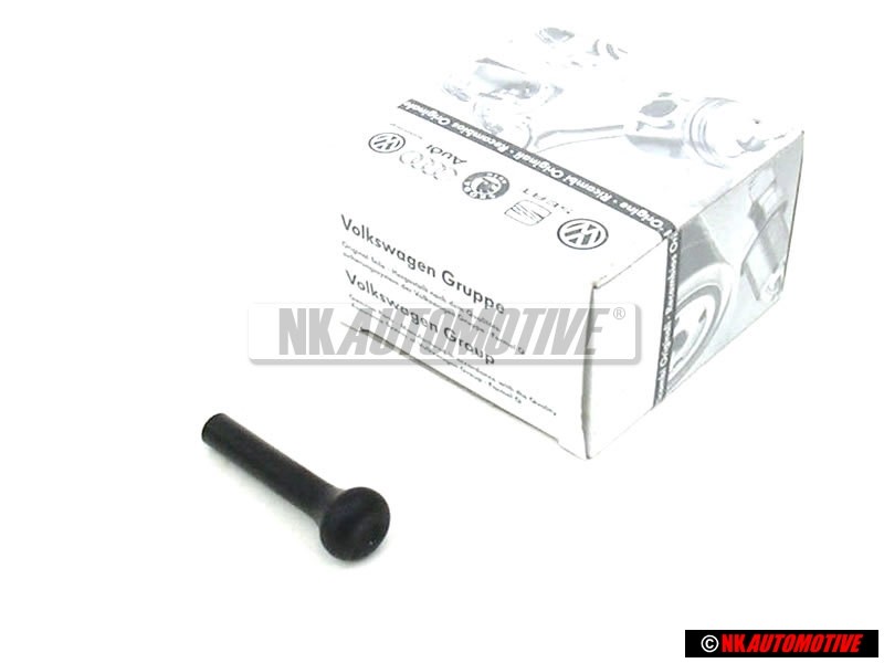 Genuine VW Door Lock Knob Black - 191837187 01C
