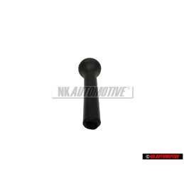 Genuine VW Door Lock Knob Black - 191837187 01C