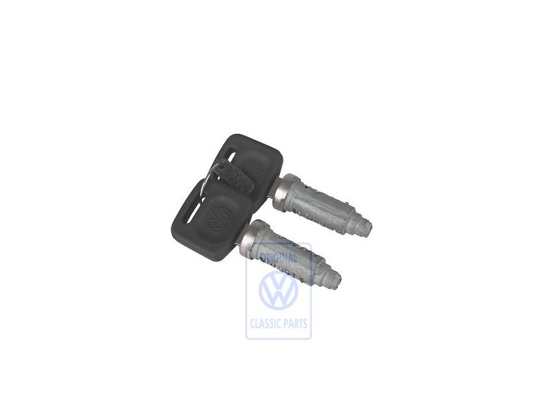 Genuine VW Lock Cylinder With Keys - T00837217A