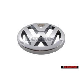 Genuine VW Front Grill Badge Emblem Chrome - TAP853601