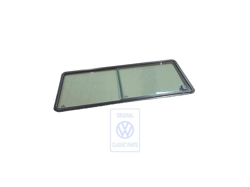 Genuine VW Complete Sliding Window Satin Black - 253847712C 01C