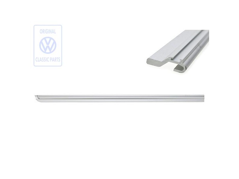 Genuine VW Slotted Rail Chrome Colored - 253847729D 908
