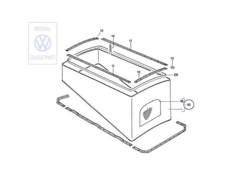 Genuine VW Bellows - 255070733A