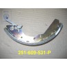 Genuine VW Brake Shoe With Lining And Adjusting Lever - 251609531P