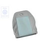Genuine VW Backrest Cover Fabric Turquoise/Flannel Grey - 7D0881805ARMBN