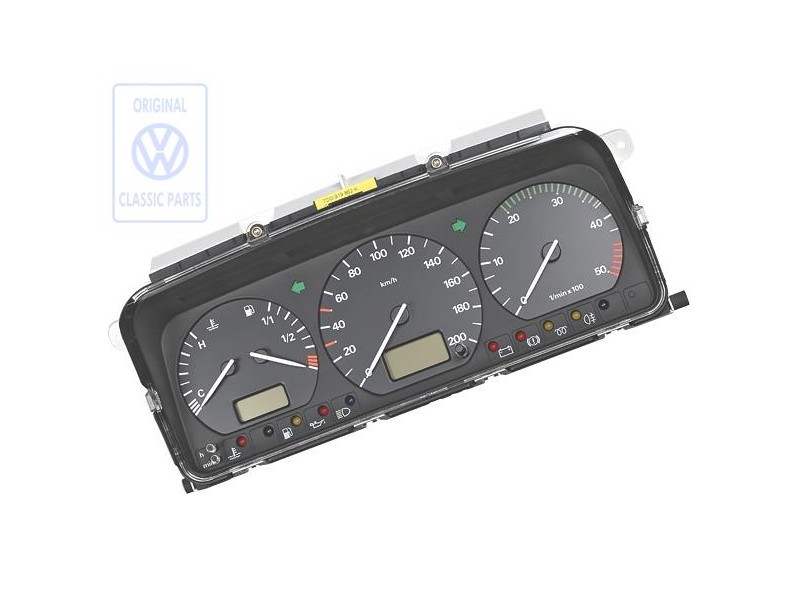 Genuine VW Combi-Instrument Satin Black - 7D0919862KX01C