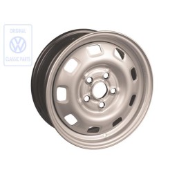 Genuine VW Steel Rim Chrome Colored - 701601027B 091