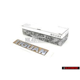 Genuine VW TIGUAN Rear Boot Badge Emblem Chrome - 5N0853687A 739