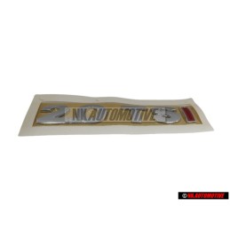 Genuine VW 2.0 TSI Rear Boot Badge Emblem Chrome Red - 5N0853675C GQF