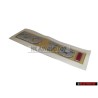 Genuine VW 2.0 TSI Rear Boot Badge Emblem Chrome Red - 5N0853675C GQF