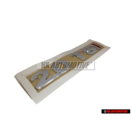 Genuine VW 2.0 TSI Rear Boot Badge Emblem Chrome Red - 5N0853675C GQF