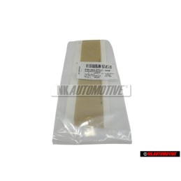 Genuine VW 2.0 TSI Rear Boot Badge Emblem Chrome Red - 5N0853675C GQF