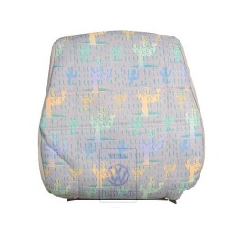 Genuine VW Backrest Cover Fabric Grey Brown/Cactus - 703881805N FBH