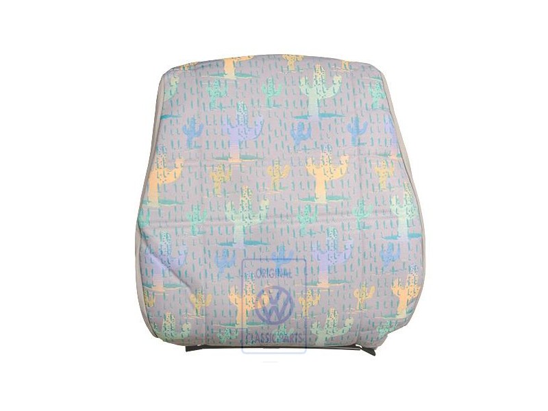 Genuine VW Backrest Cover Fabric Grey Brown/Cactus - 703881805N FBH
