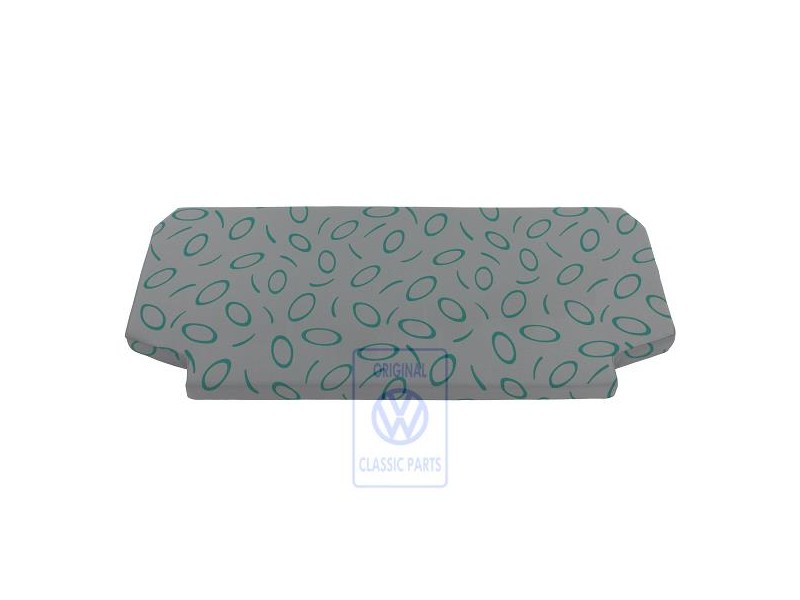 Genuine VW Padded Surface Flannel Grey/Green - 7D0864413C HQP